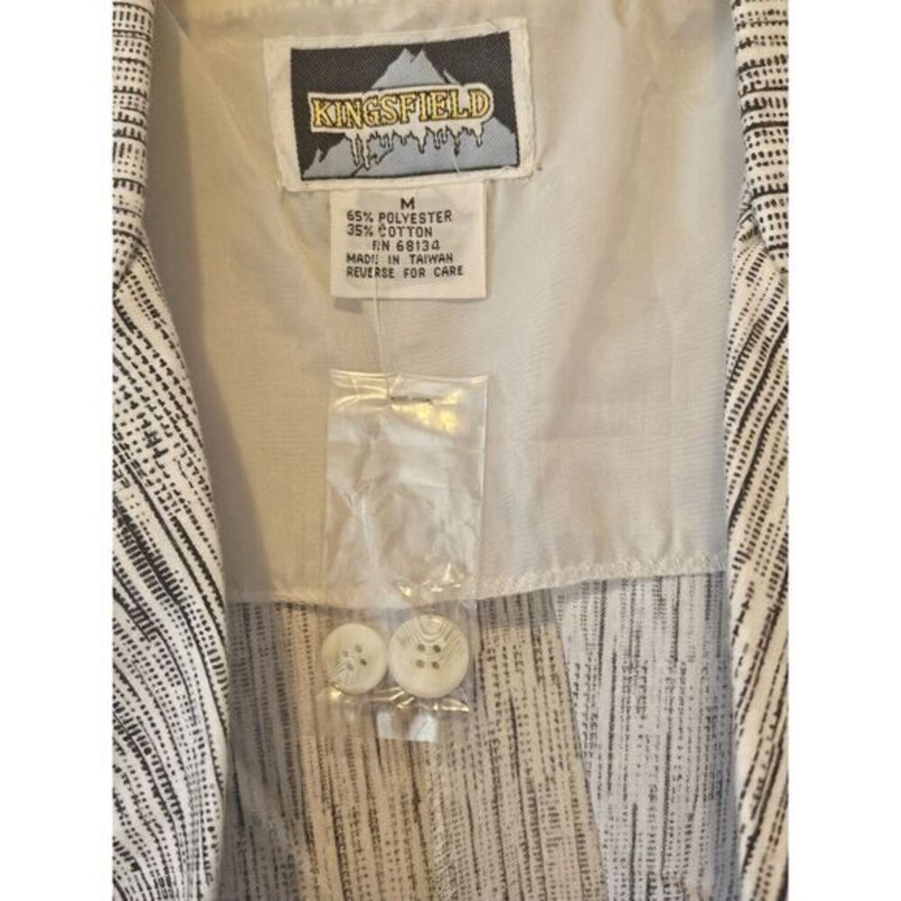 Vintage Double-Breasted Cropped Blazer – NWT women’s Medium Statement shoulders‎ - Picture 8 of 9
